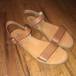 flat brown sandals